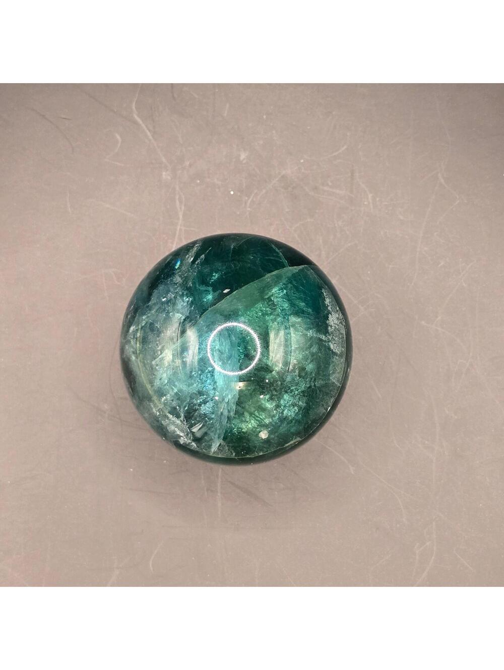 05. Green Fluorite Sphere 59mm - Picture 2 of 2